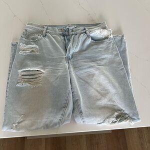 Rue21 loose distressed jeans